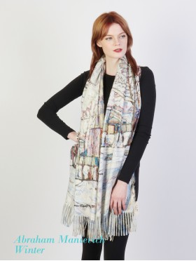 Oil Painting Design Fashion Scarf